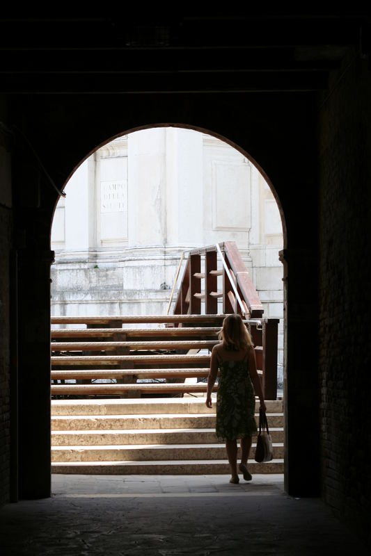 Lady walking