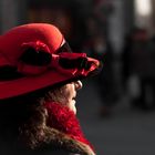 Lady with a red hat