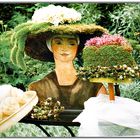 Lady with green hat...