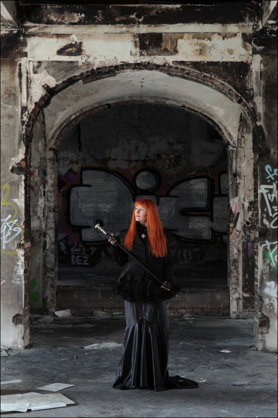 lady with ORANGE hair