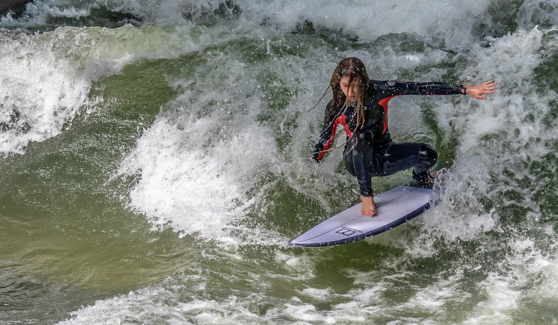 LadyStyle in der Eisbachwelle