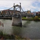 Länderbrücke über die Salzach zwischen Oberndorf (A) und Laufen (D)