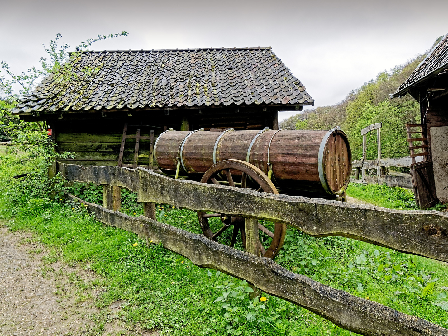 Ländliche Idylle bei der Gammersbacher Mühle