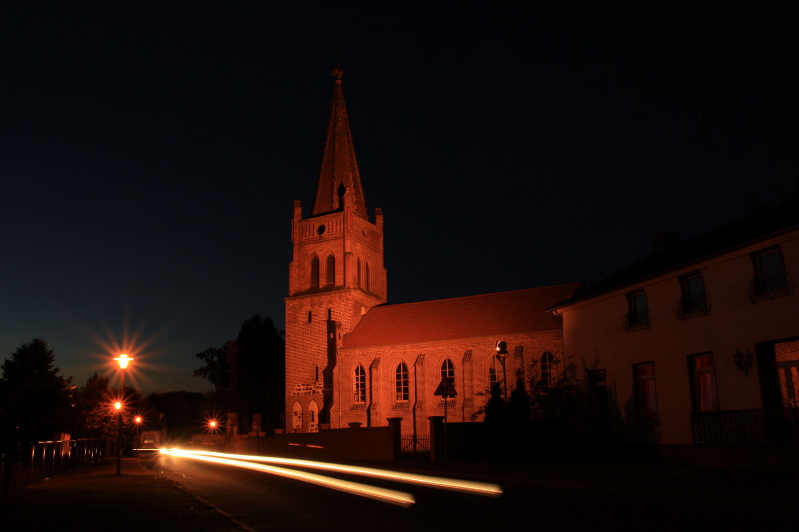 Ländliche Kirche im Brandenburger Land