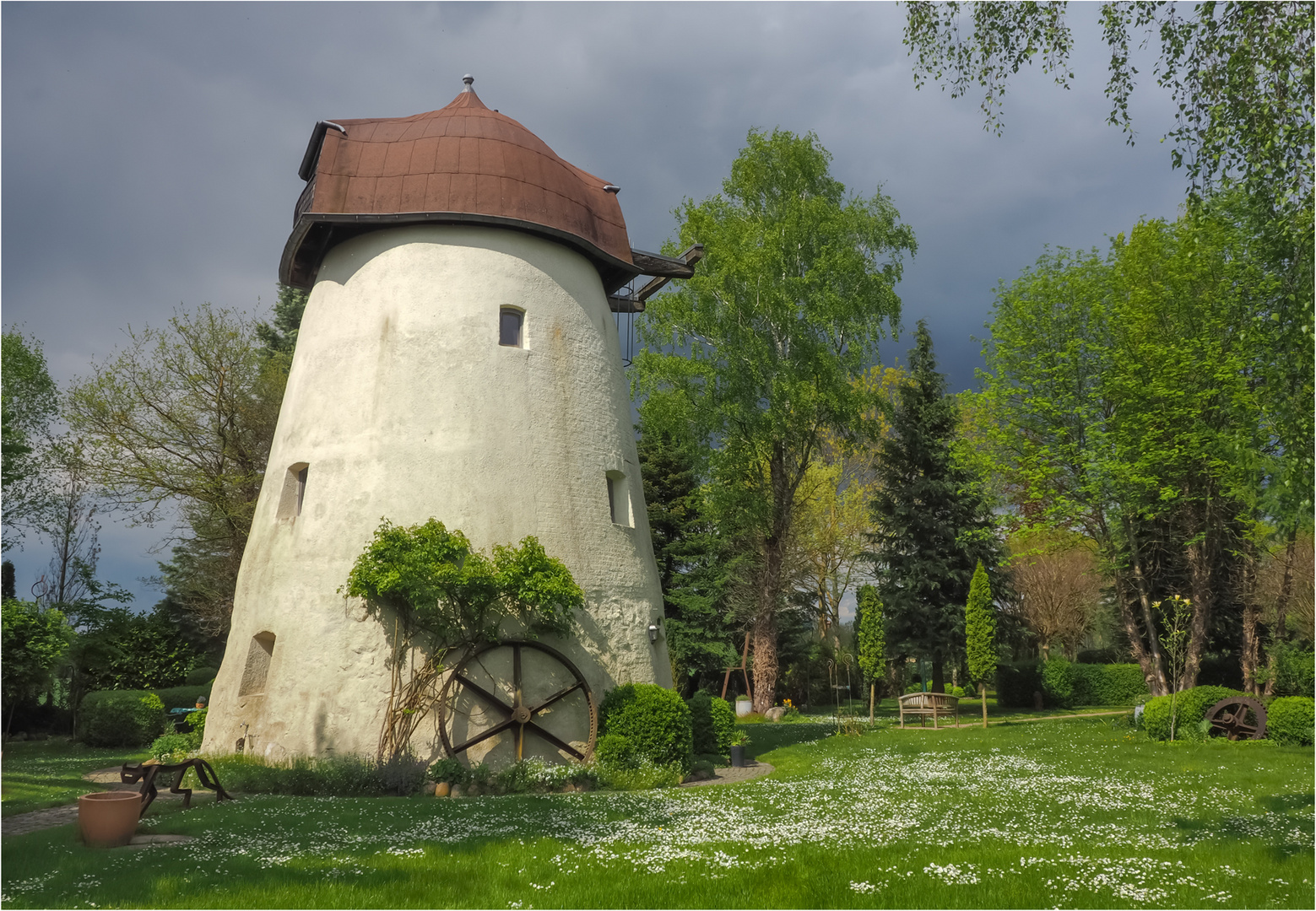 Ländliche Mühlenidylle