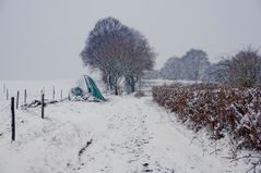 Ländliche Winter-Tristesse