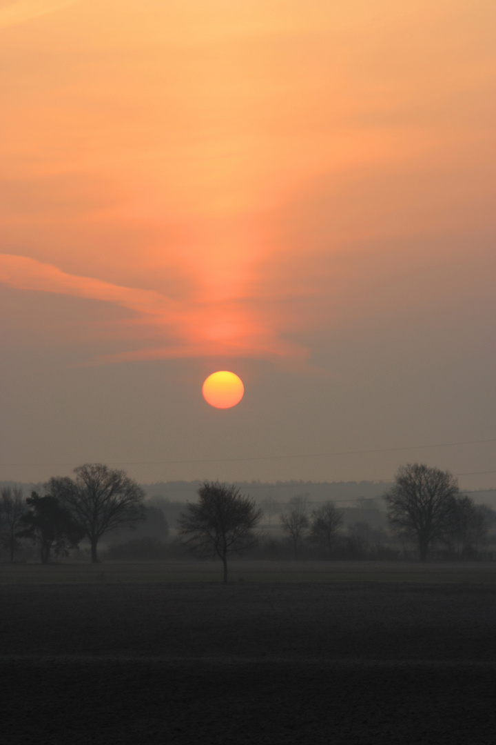 ländlicher Frühlingsmorgen