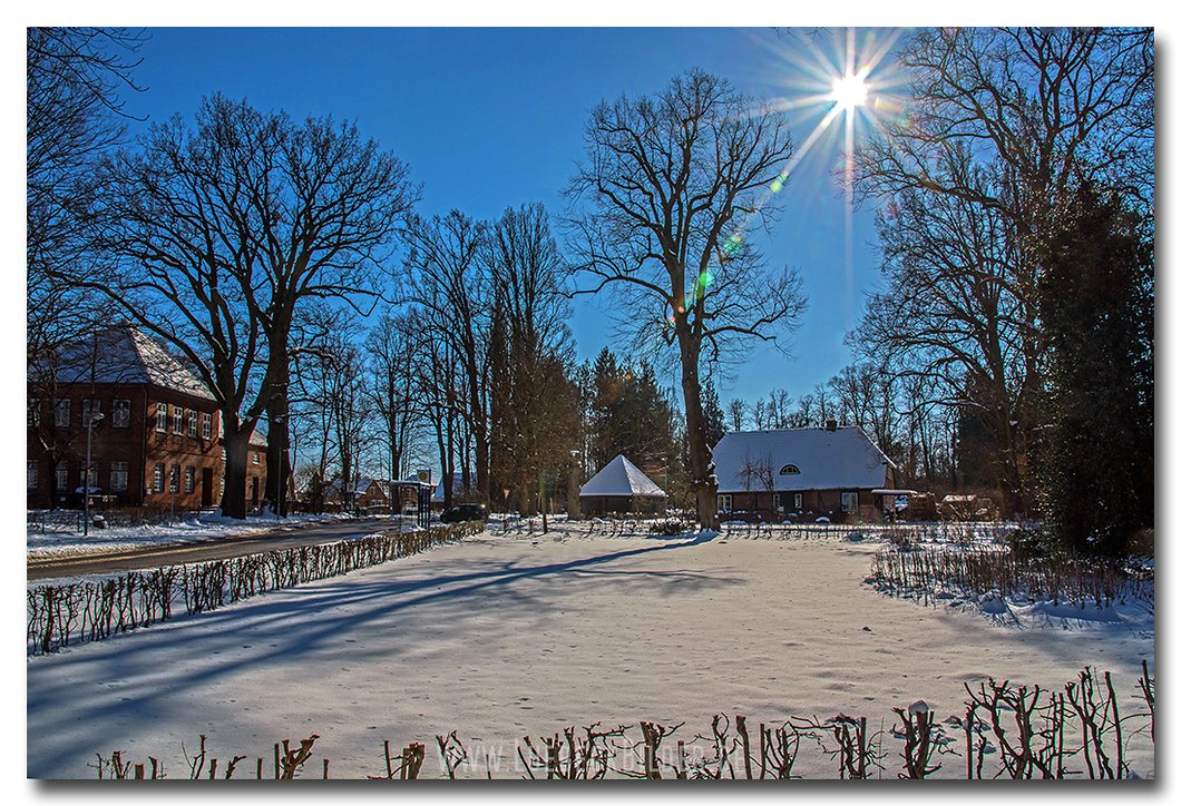 Ländliches Lübeck im Winter