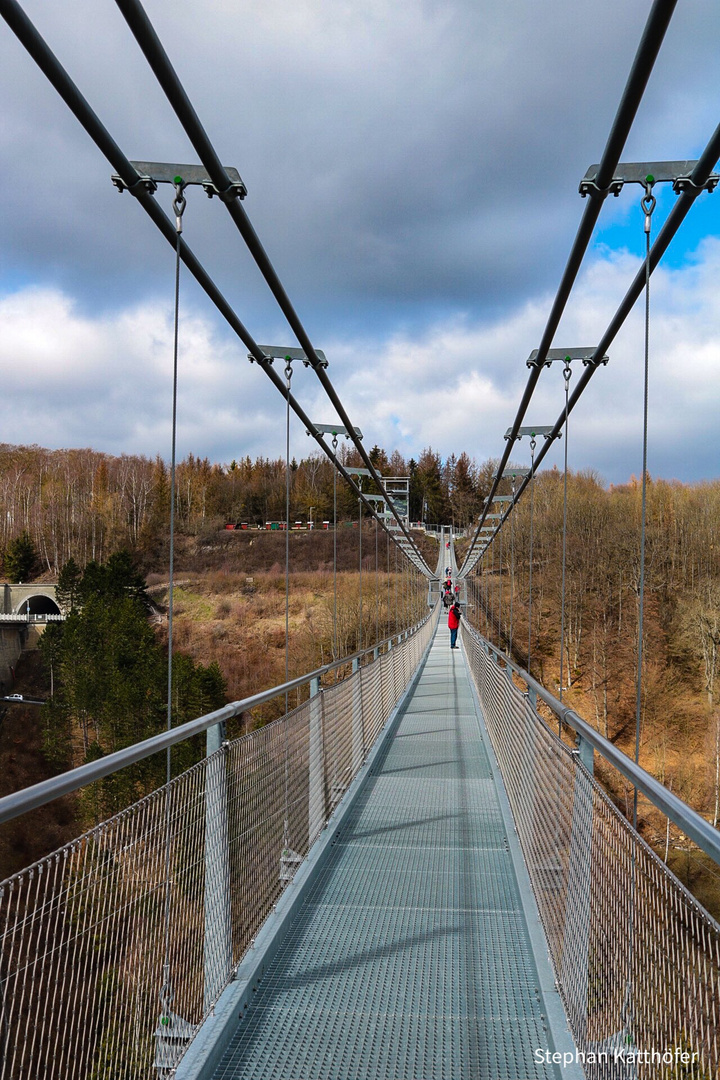 Längste Hängebrücke in Deutschland 