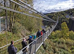 Längste Seilhängebrücke im Harz