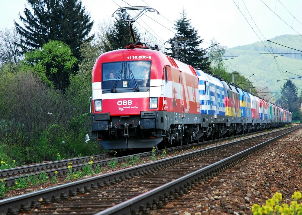 Längster Lokzug der ÖBB