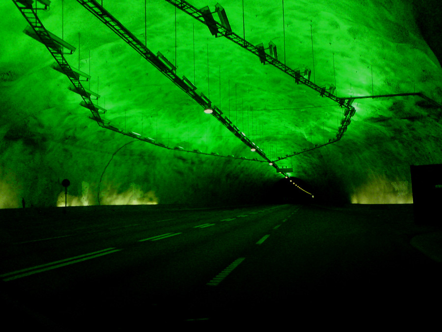 Laerdaltunnel Norwegen