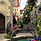 Laetaresonntag am Stadtbrunnen in Wangen/ Allgäu