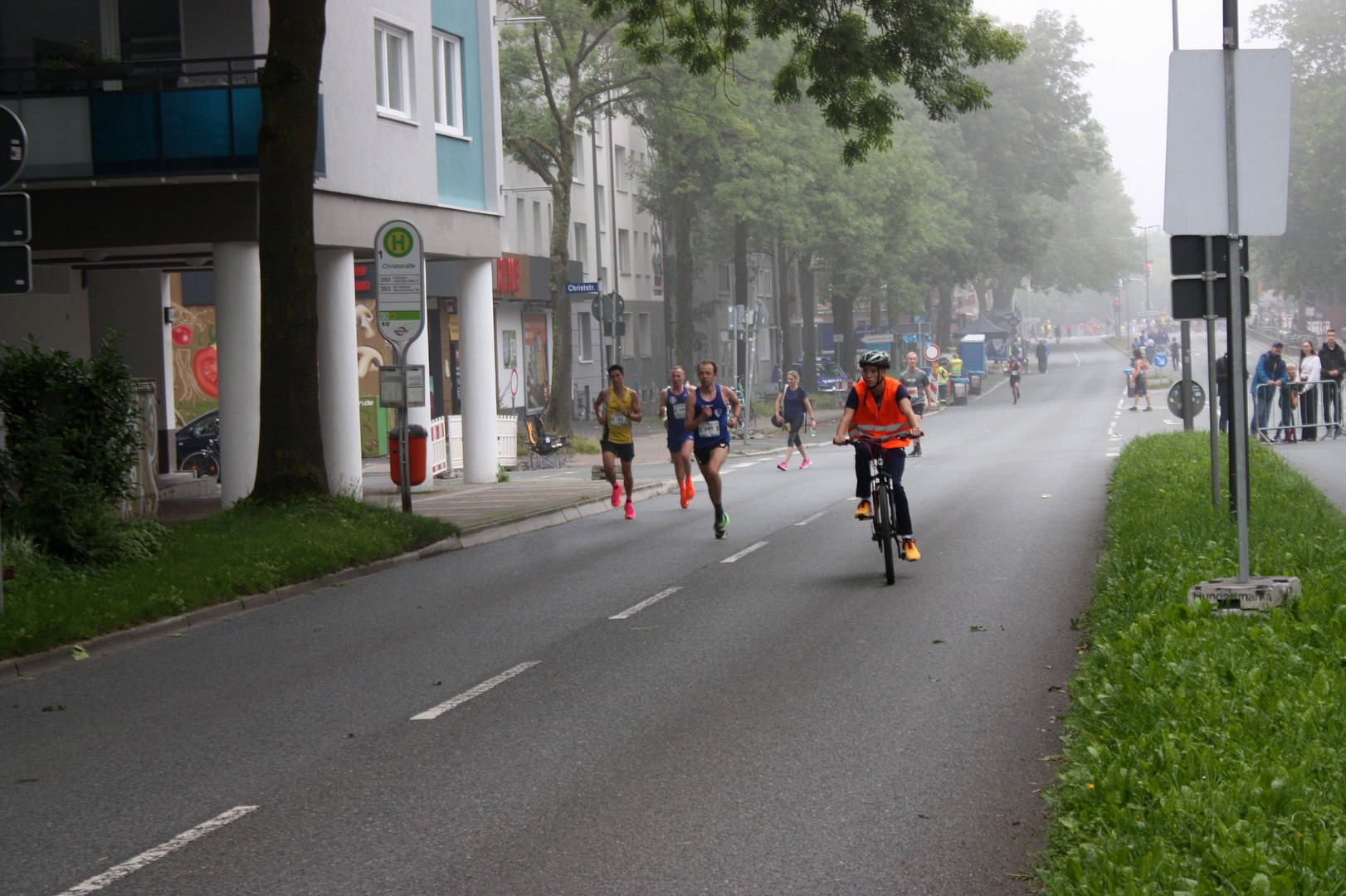 Läufer auf der Königsallee