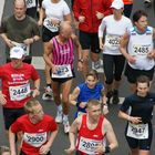 Läufergruppe beim Düsseldorf Marathon