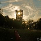 LAGA 2010 - Jübergturm in der Dämmerung