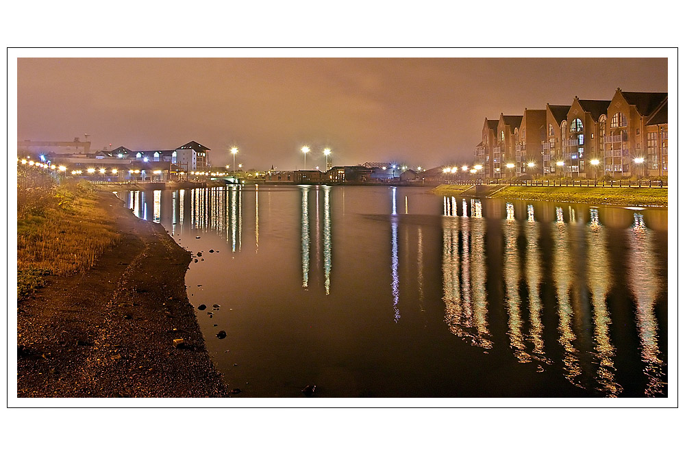 Lagan River at night #2