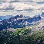 Lagazuoi Bergpanorama in den Südtiroler Dolomiten