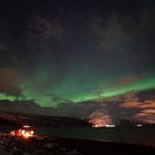 Lagerfeuer am Fjord