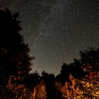 Lagerfeuer unterm Sternenhimmel