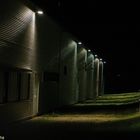 Lagerhalle bei Nacht