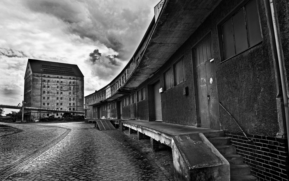 Lagerhallen im Hafen Braunschweig