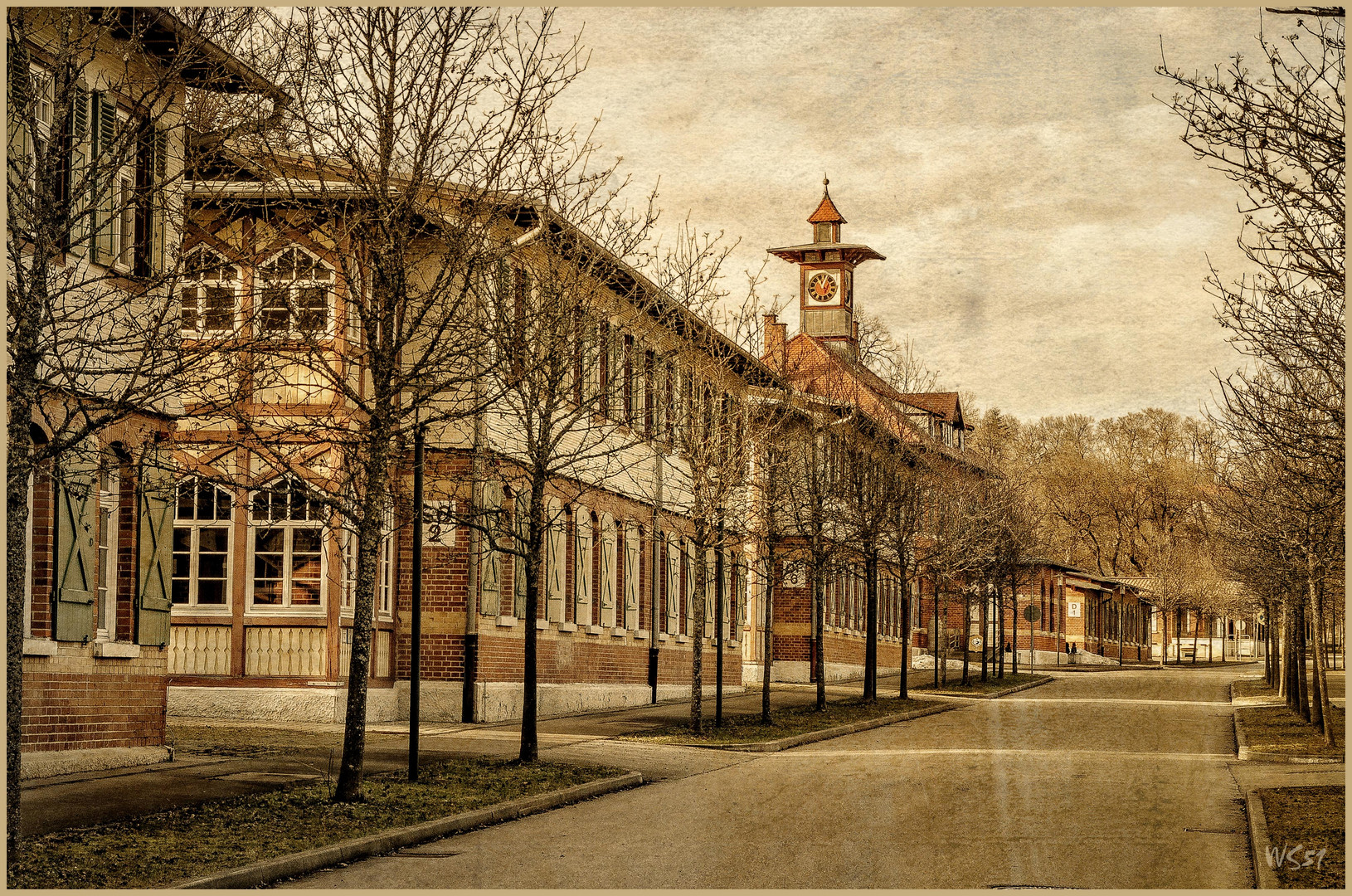 Lagerstraße im Biosphärenzentrum Münsingen (altes Lager)