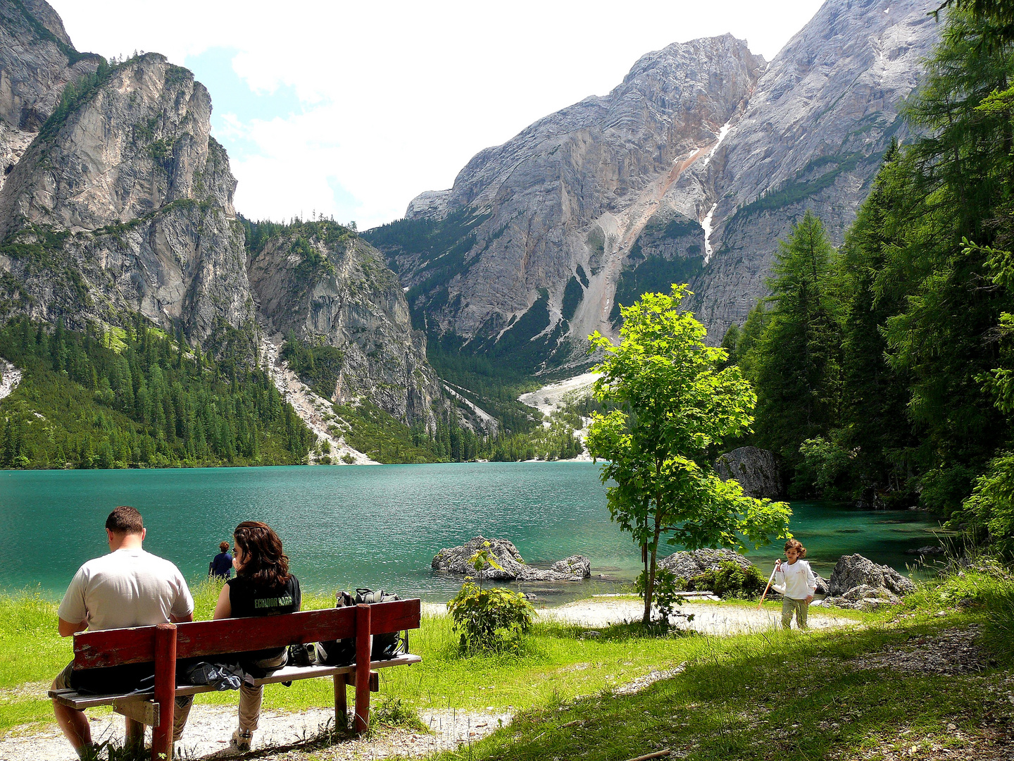 Laghetto sulle dolomiti