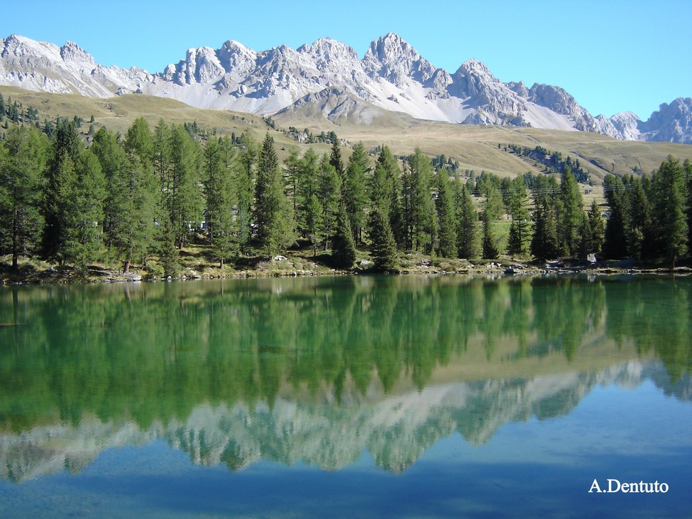 Lago al Passo San Pellegrino