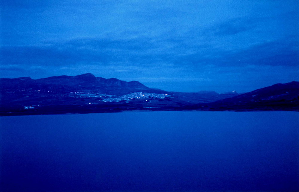Lago Arancio in blue