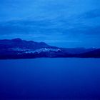 Lago Arancio in blue