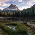 Lago Atorno und die Drei Zinnen