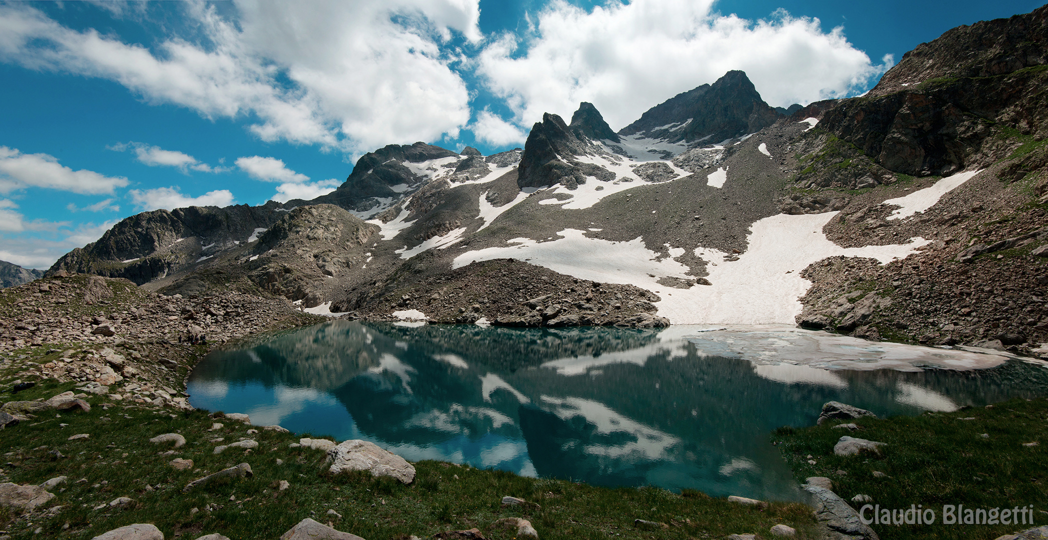 Lago bianco del Gelas