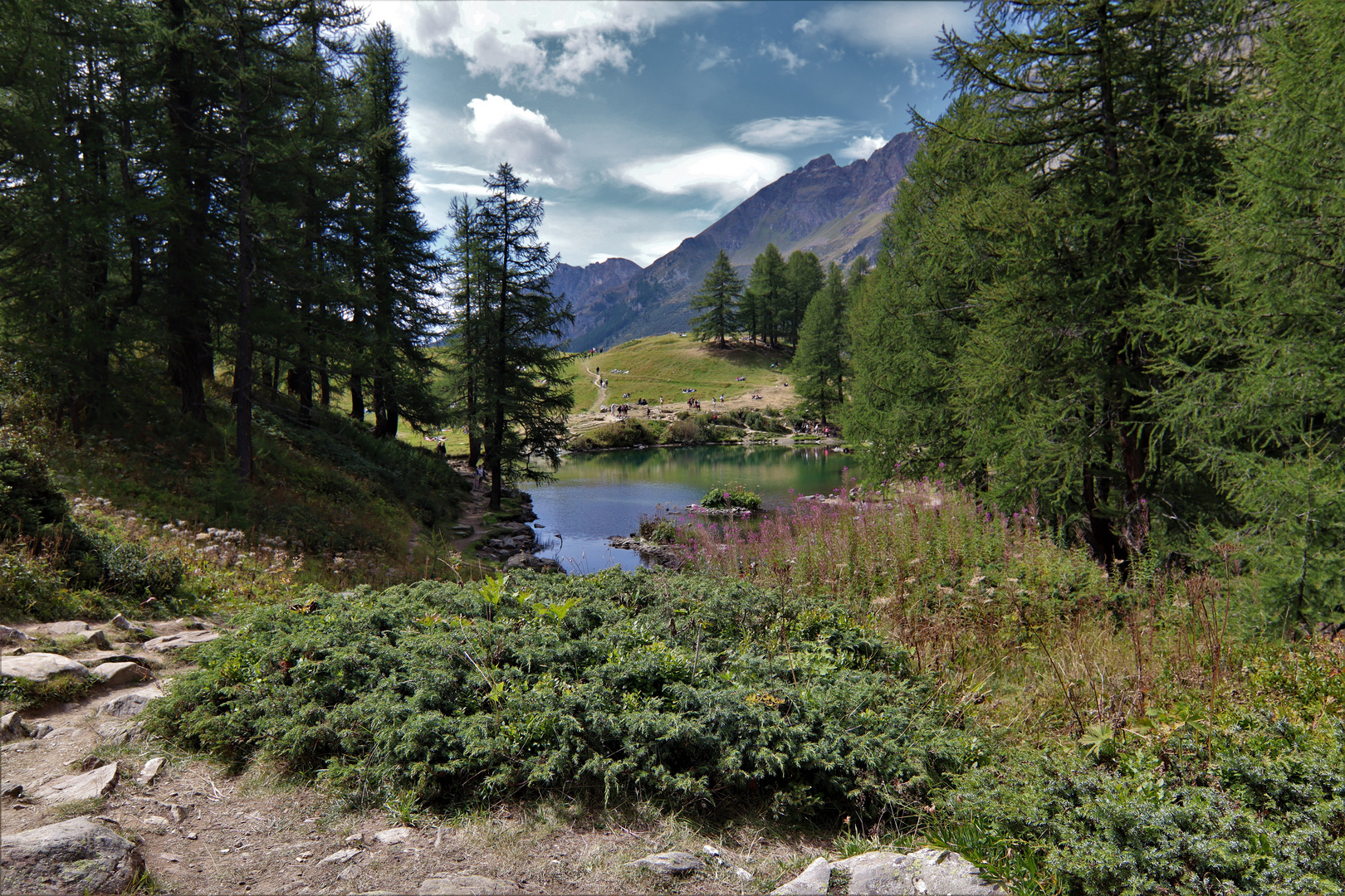 Lago blu cervinia