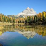 Lago d´Antorno mit den Drei Zinnen