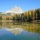 Lago d´Antorno mit Drei-Zinnen-Spiegelung