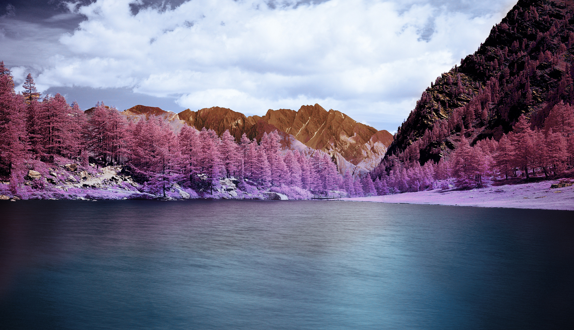 Lago d'Arpy infrared