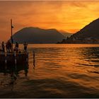 Lago de Iseo - wenn die Sonne untergeht