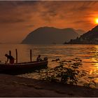 Lago de Iseo - wenn die Sonne untergeht