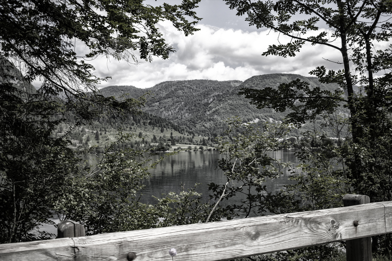 Lago de Ribicev Laz, Alpes Julianos, Eslovenia