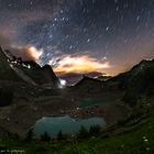 Lago del Miage - Startrail one shot