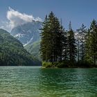 Lago del Predil mit Insel