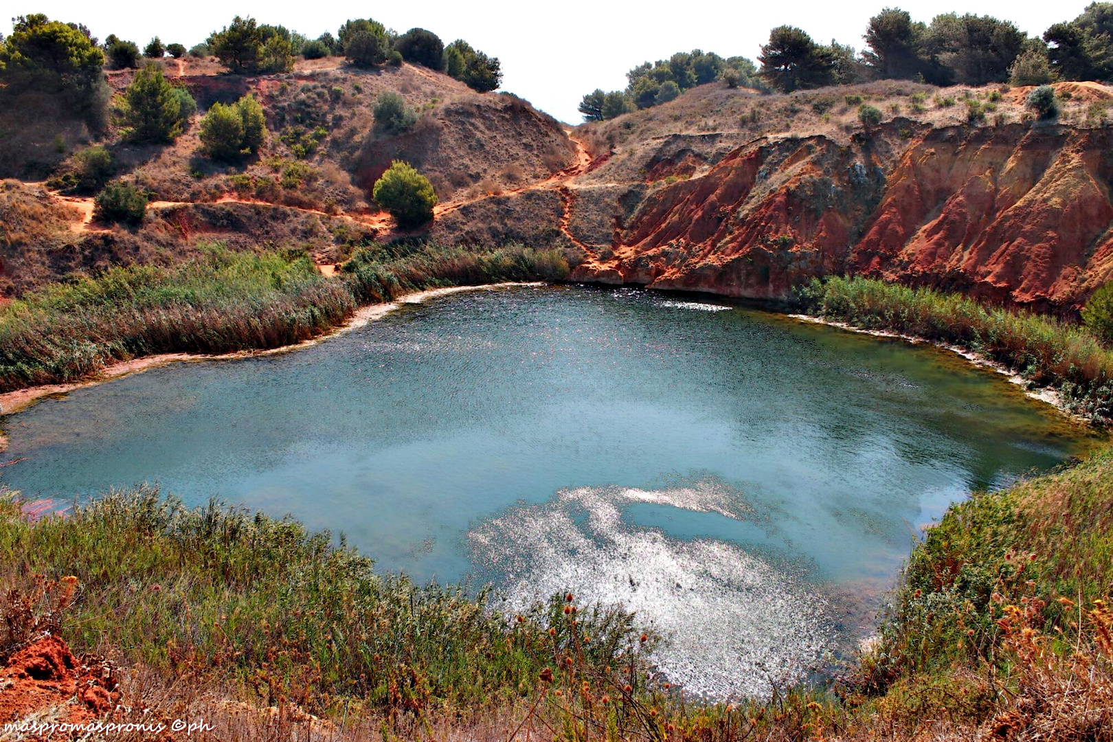 Lago della cava di bauxite (Otranto)