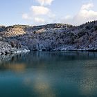 Lago delle Lastre invernale