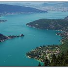 lago di annecy visto dal cielo....