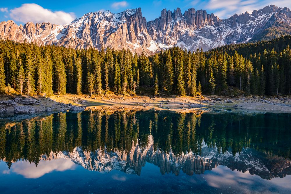 [lago di carezza...] Foto & Bild