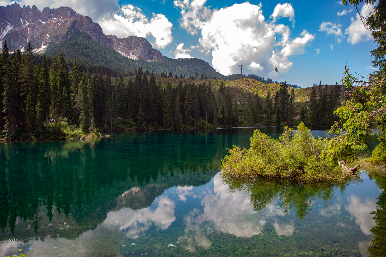 Lago di Carezza the Rainbow Lake