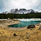 Lago di Carezza vor dem Latemar