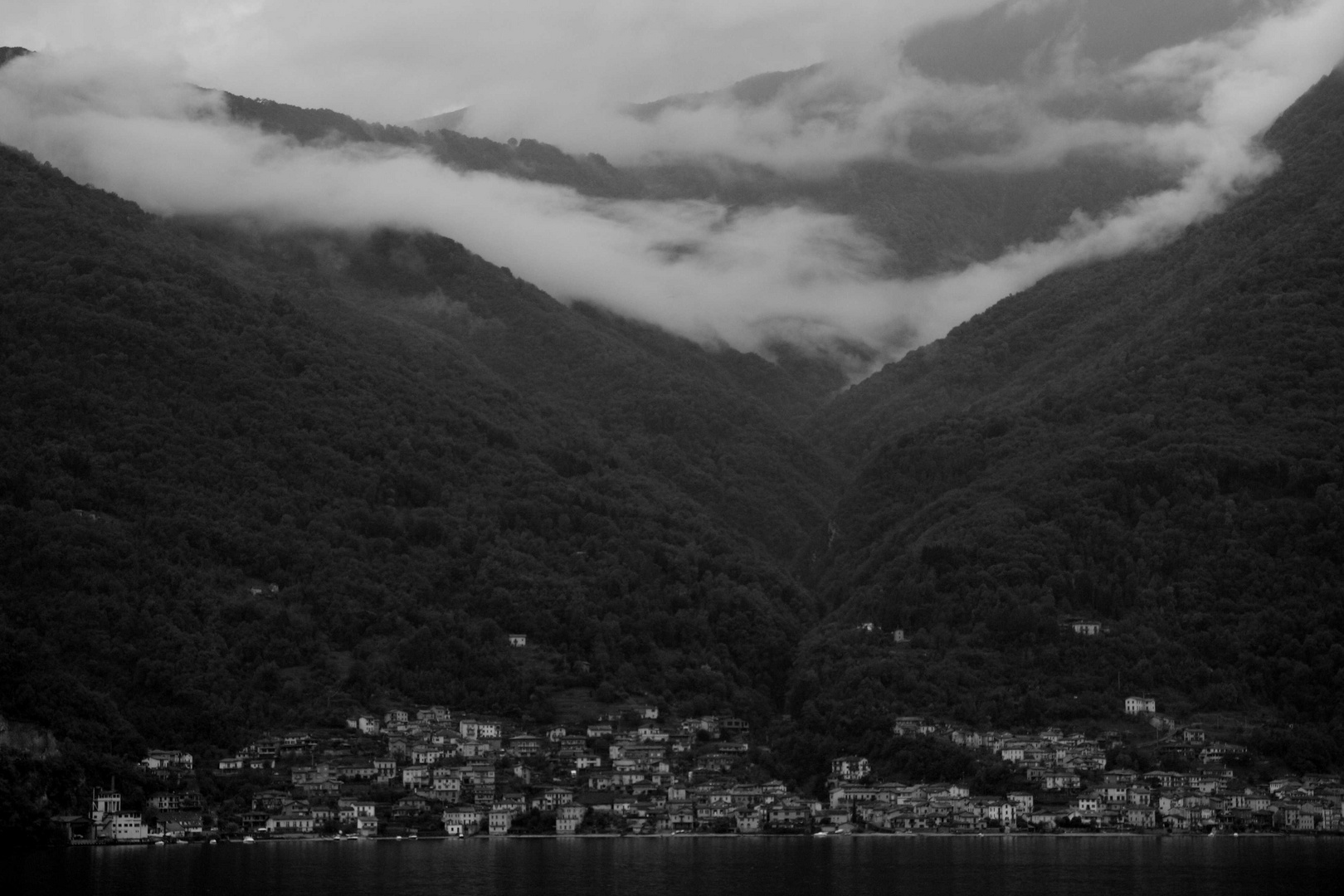 lago di como im Oktober