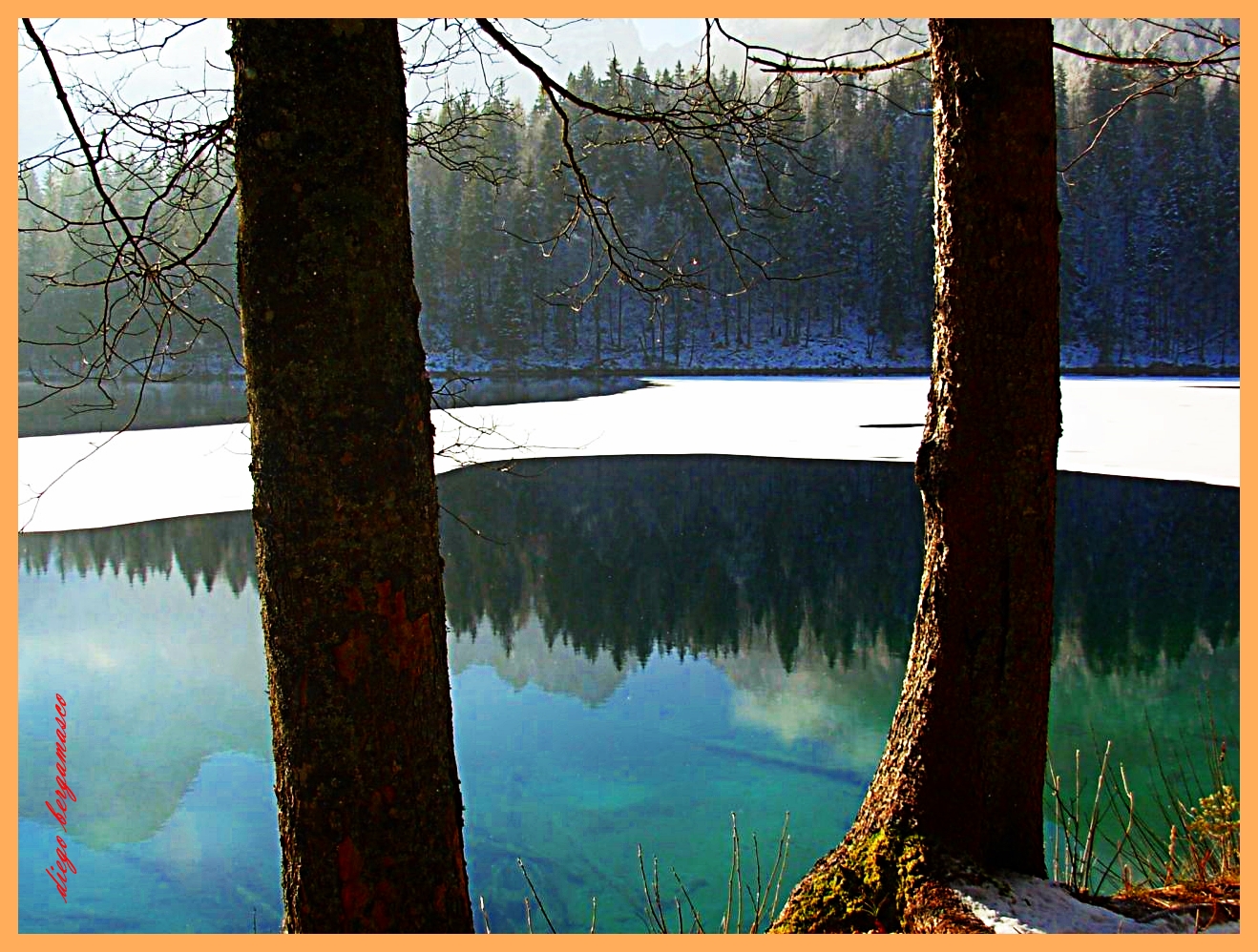 Lago di Fusine allo specchio